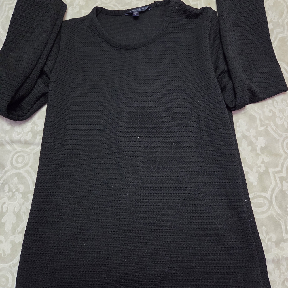 Tresics Black Long Sleeve Top